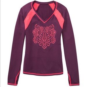 Athleta Tenacity Top Vibrant long sleeve